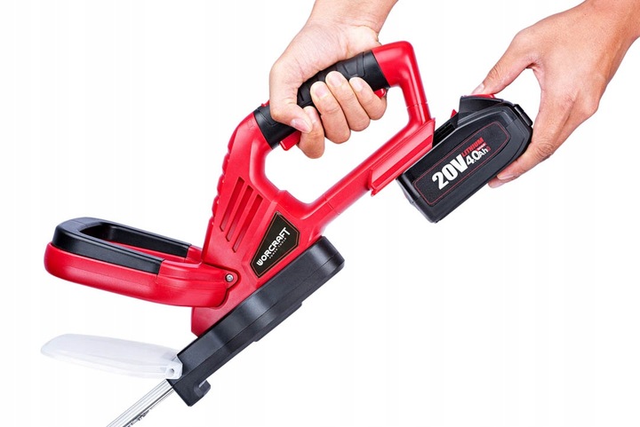 NOŻYCE DO ŻYWOPŁOTU AKUMULATOROWE DO KRZEWÓW GAŁĘZI SEKATOR 510MM WORCRAFT