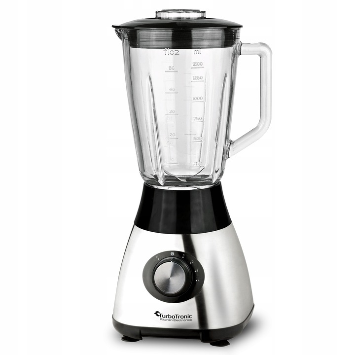 BLENDER KIELICHOWY SZKLANY DO KOKTAJLI TURBO GO MAX 1200W KRUSZY LÓD