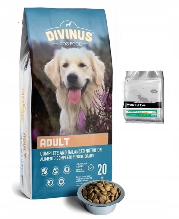 karma dla psa DIVINUS ADULT DOG dla Labradora Owczarka 20kg