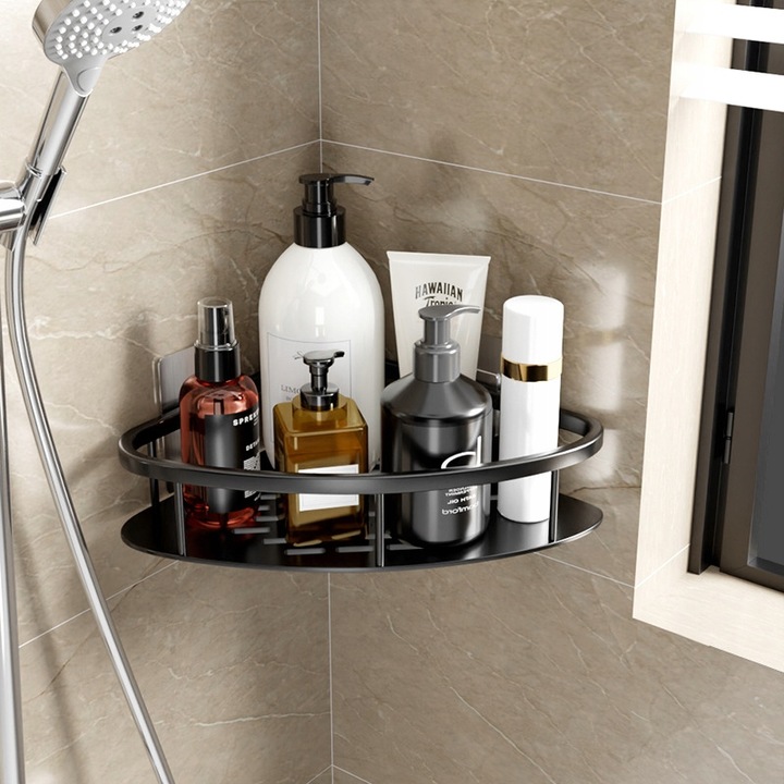 Półka Łazienkowa Narożna Wisząca pod Prysznic 2 szt.