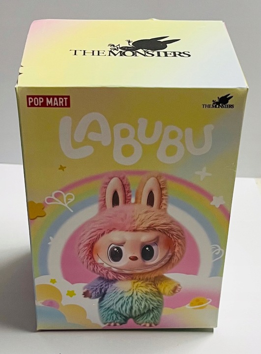 MASKOTKA LALKA LALECZKA BRELOK FIGURKA PLUSZAK Secret LABUBU tęczowy