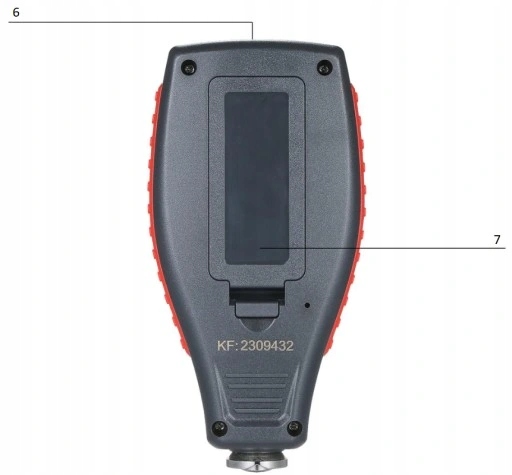 MIERNIK TESTER CZUJNIK GRUBOŚCI POWŁOKI LAKIERU STAL ALUMINIUM 0-1800 µm