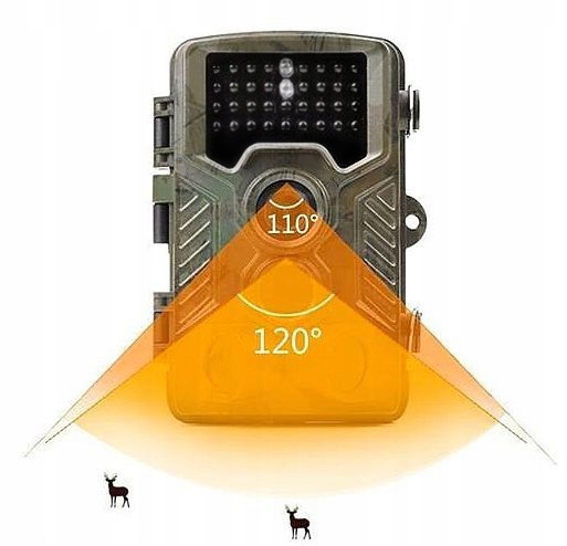 Fotopułapka Kamera Leśna FullHD IR POLSKIE MENU