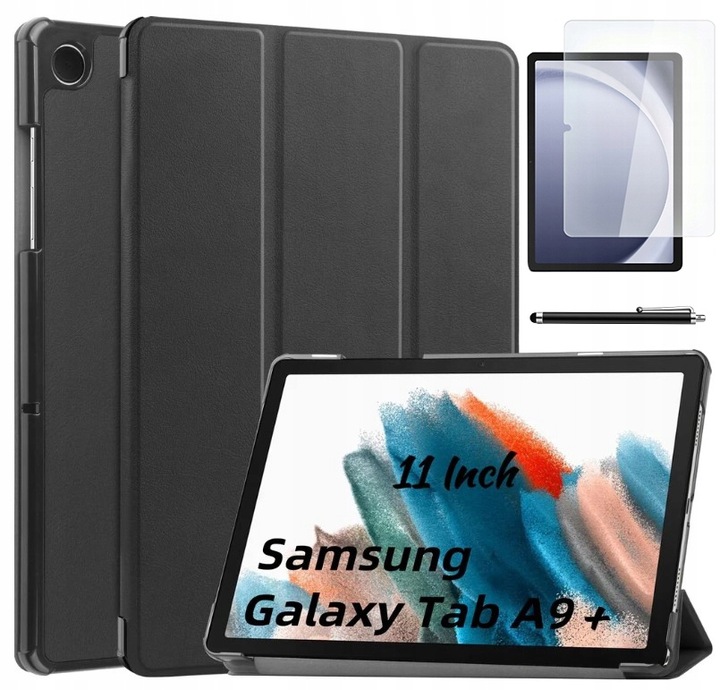 ETUI SLIM + SZKŁO do SAMSUNG GALAXY TAB A9 + PLUS 11" SM X210 / X215 / X216
