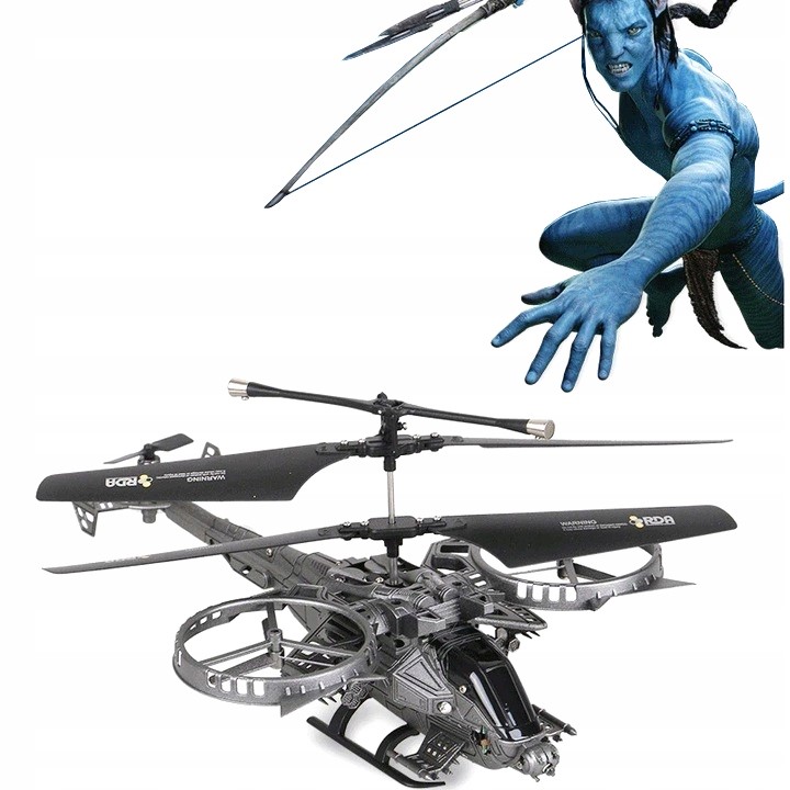HELIKOPTER ZDALNIE STEROWANY RC + PILOT AVATAR ŚMIGŁOWIEC DRON NOWOCZESNY