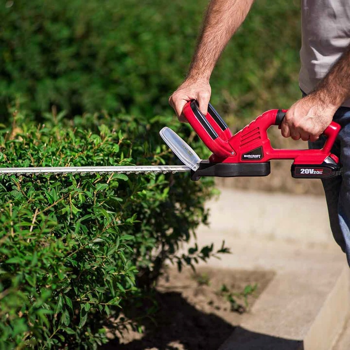 NOŻYCE DO ŻYWOPŁOTU AKUMULATOROWE DO KRZEWÓW GAŁĘZI SEKATOR 510MM WORCRAFT