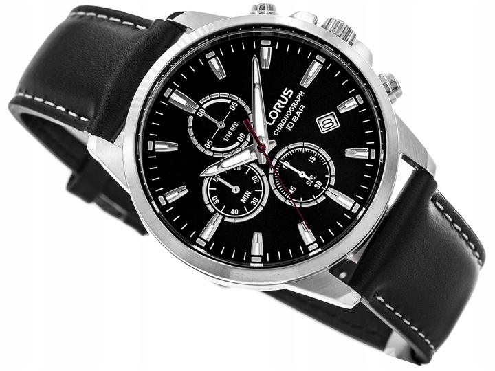 MĘSKI ZEGAREK LORUS RM387HX9 CHRONOGRAF DATA 100M