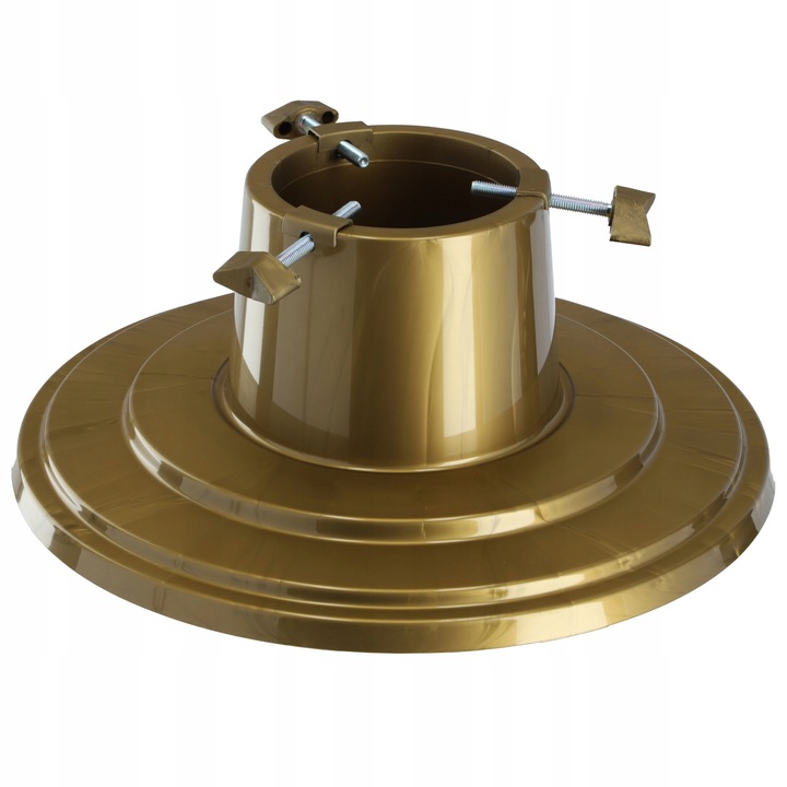 STOJAK POD CHOINKĘ CHOINKOWY PODSTAWKA DRZEWKO 2m POJEMNIK NA WODĘ 1L ZŁOTY