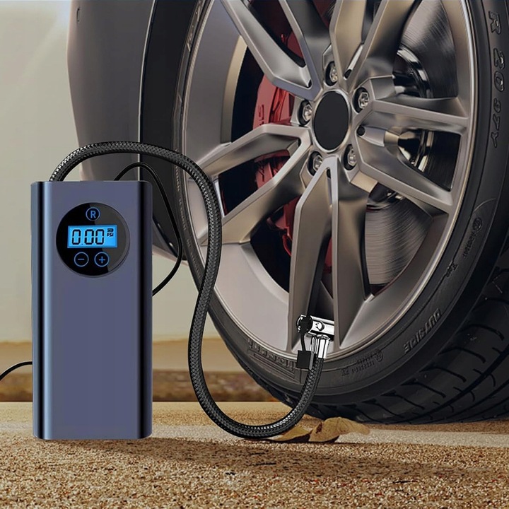 Elektryczna Pompa Powietrza Bezprzewodowa Cyfrowa Pompa Powietrza DoPojazdu