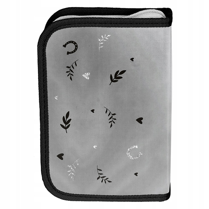 Piórnik szkolny jednokomorowy z wyposażeniem Konie dla dziewczynki Paso