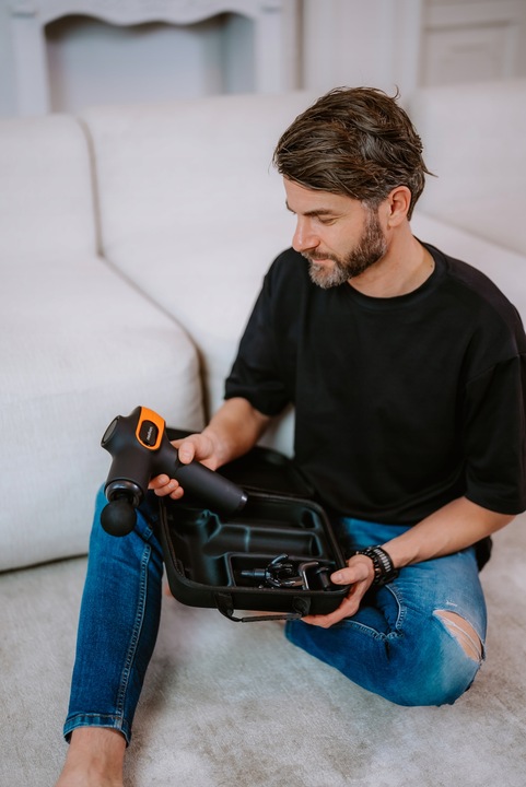 Pistolet masujący Medivon Gun Vital masażer ręczny do masażu ciała