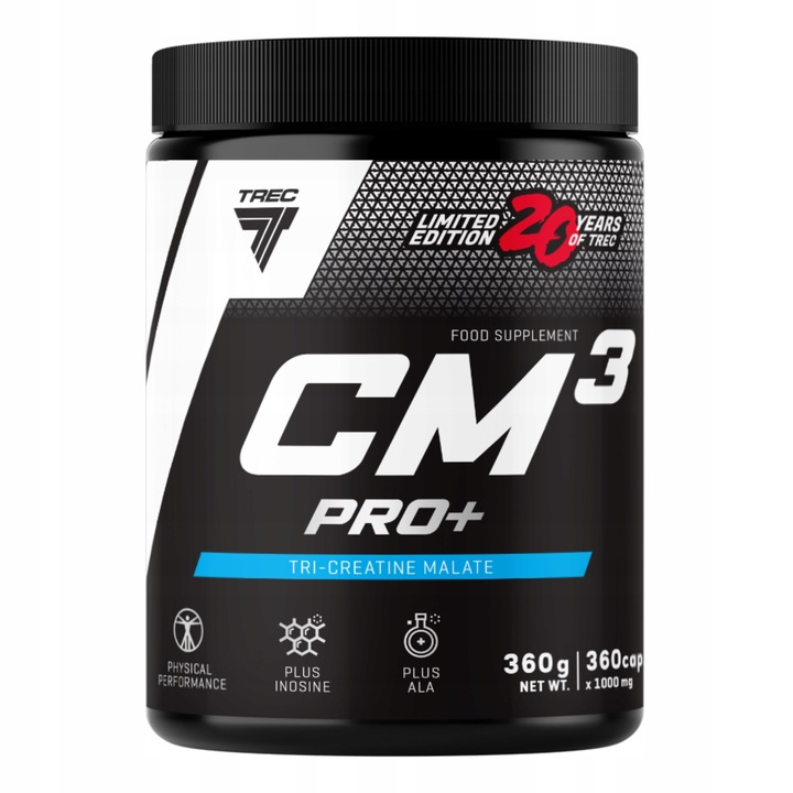 Kreatyna kapsułki naturalny Trec Nutrition 360 g