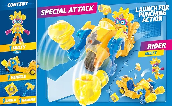 SuperThings Combat Vehicles Multy Kazoom Power Super Zings Things pojazd