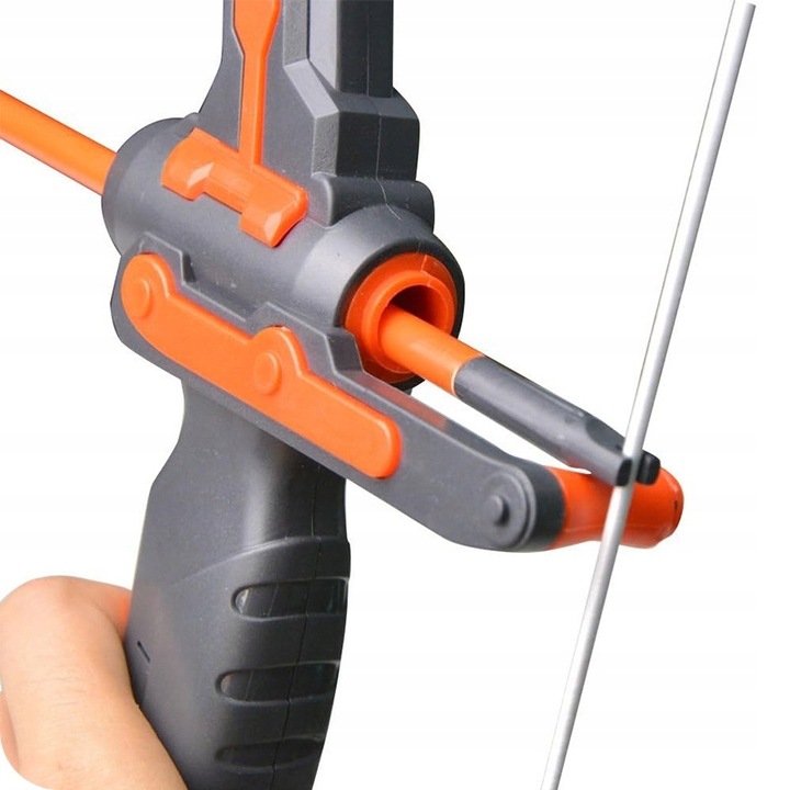 ŁUK DLA DZIECI ZESTAW Z TARCZĄ STRZAŁAMI KOŁCZANEM BEZPIECZNY ŚWIECĄCY DUŻY