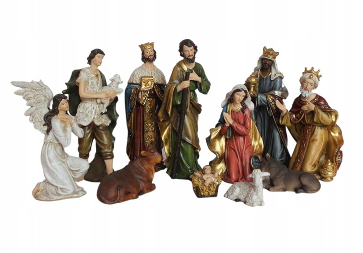 FIGURY DO SZOPKI BOŻONARODZENIOWEJ 21 CM 11 ELEMENTÓW