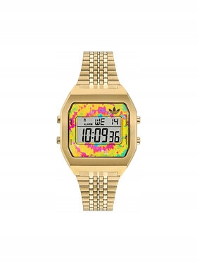 adidas Zegarek Digital Two AOST24559 Złoty