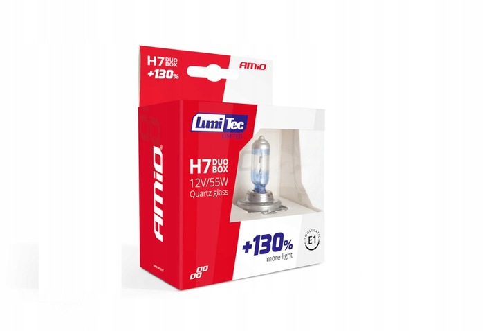 ŻARÓWKI H7 12V LUMITEC SUPER WHITE +130% 2szt BOX