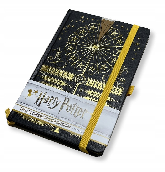 Notes A5 Harry Potter Spells And Charms 120k w linie Notatnik twarda oprawa