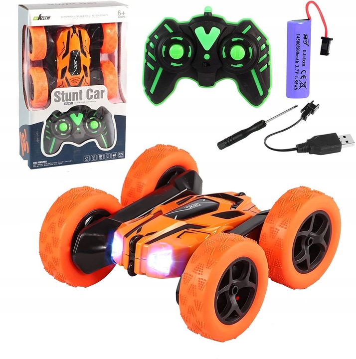 AUTO SAMOCHÓD TWISTER RC 4X4 ZDALNIE STEROWANY NA PILOT AKROBATA KASKADER