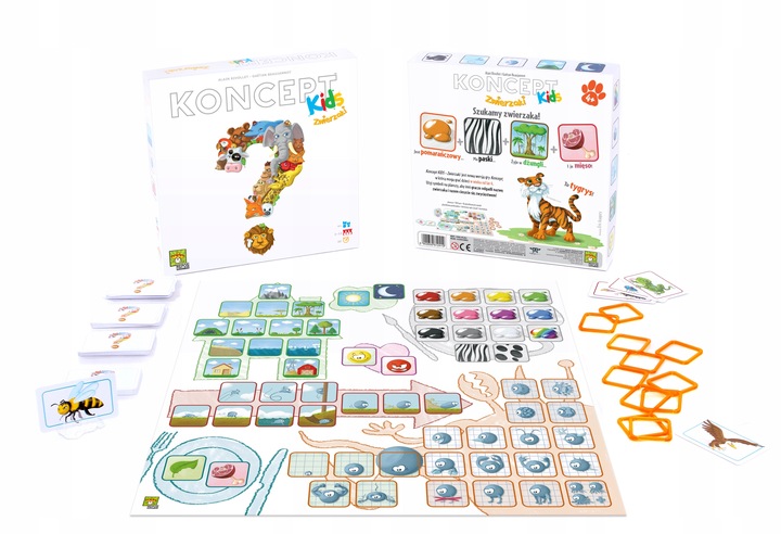 Gra planszowa Rebel Koncept Kids: Zwierzaki
