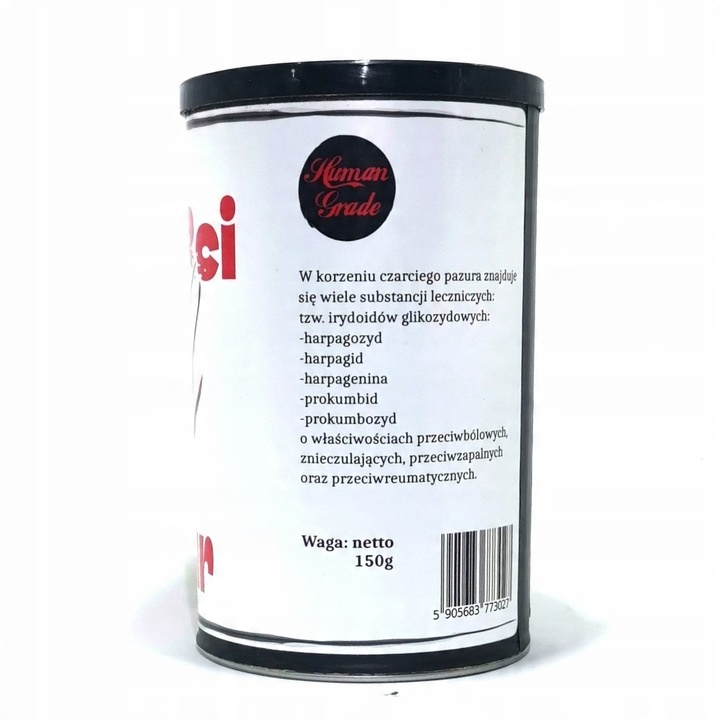 Do michy Suplement Czarci pazur sproszkowany 150g dla Psa i kota.