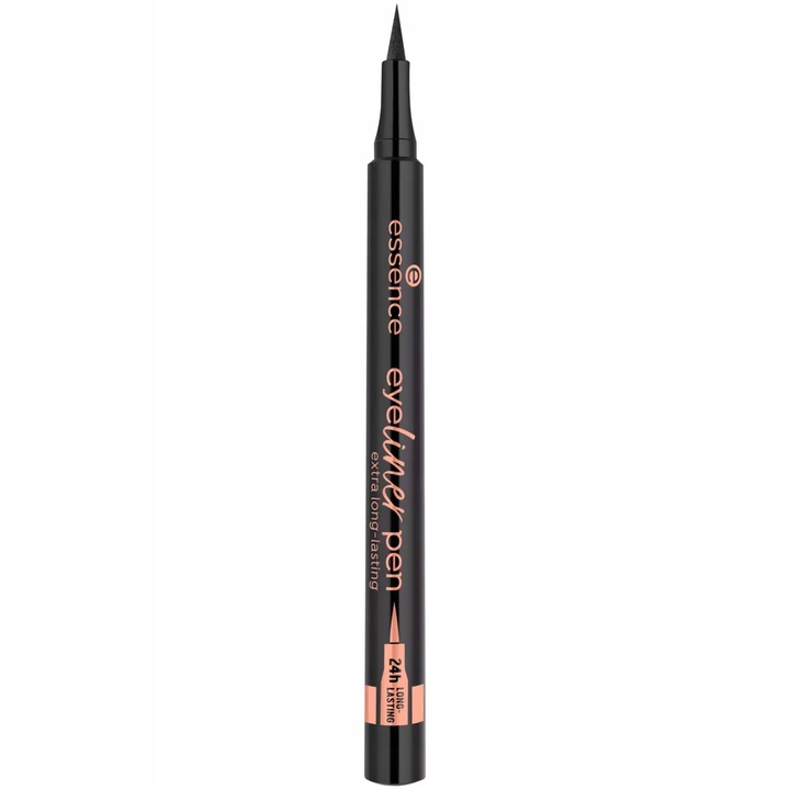 ESSENCE Eyeliner pen extra long-lasting - Eyliner w pisaku, 010 Black
