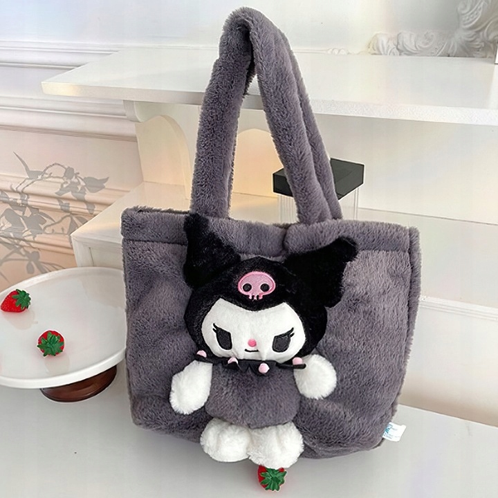 KUROMI Sanrio CINNAMOROLL PLUSZOWA TORBA TOREBKA DLA DZIECI MASTKOTKA