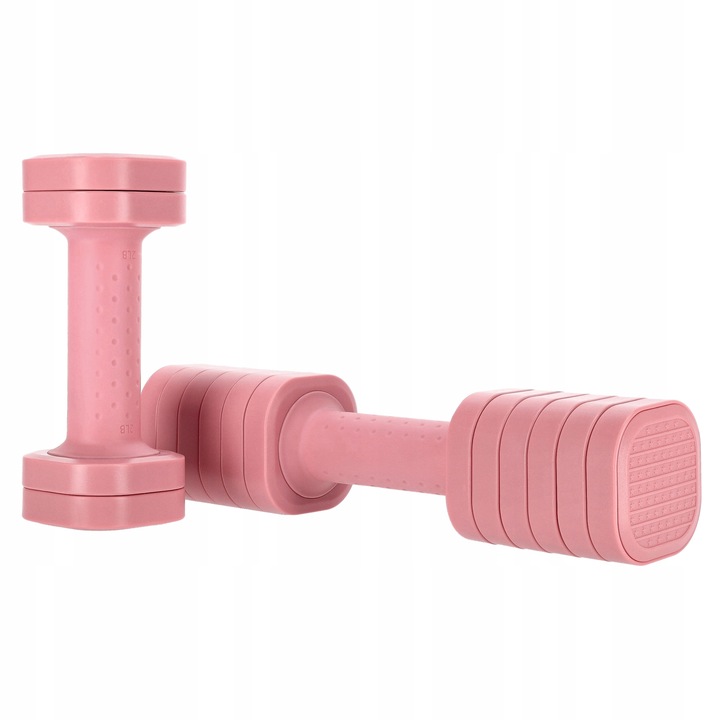 HANTELKI HANTLE CIĘŻARKI REWGULOWANE 4w1 ZESTAW DO ĆWICZEŃ FITNESS 2x2,27kg