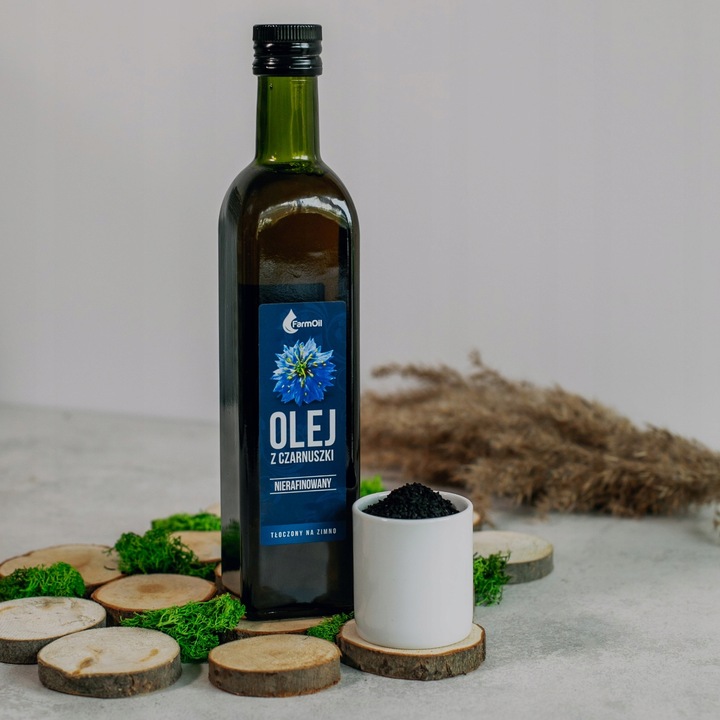 OLEJ Z CZARNUSZKI TŁOCZONY NA ZIMNO 500ml