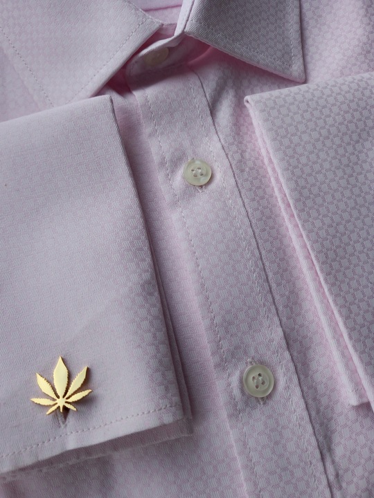 Spinki do mankietów koszul EXC Marihuana