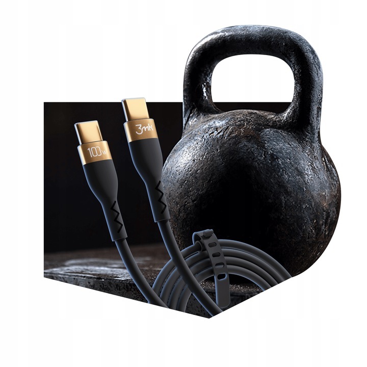 Ładowarka samochodowa 3mk 100W + Kabel USB-C 2m 5A