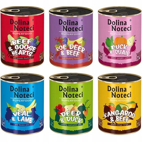 Karma dla psa DOLINA NOTECI Kangur wołowina12x800g