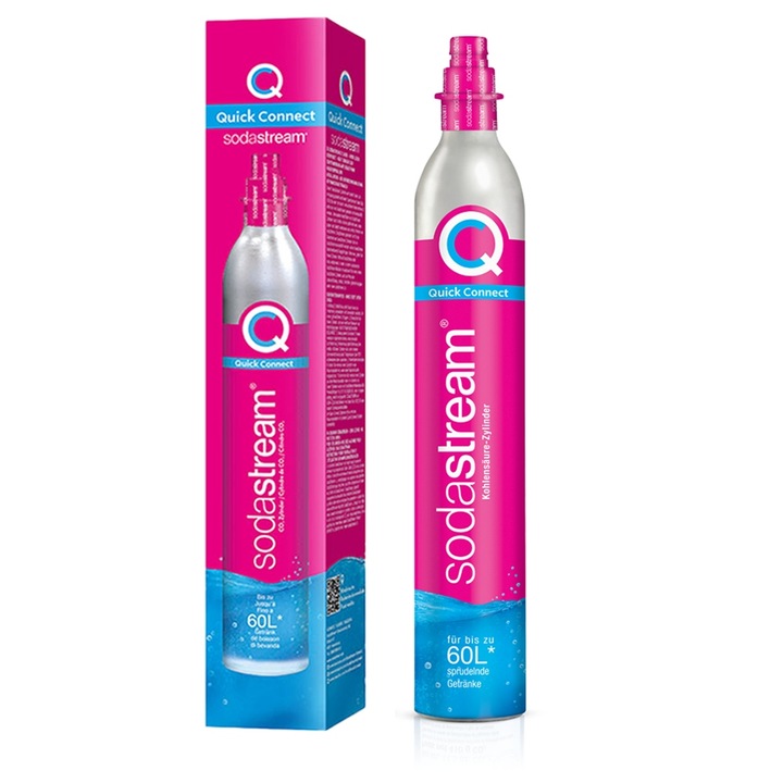 Cylinder SodaStream gaz butla nabój CO2 różowy