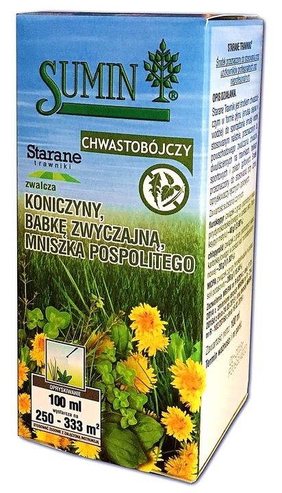 Starane Trawniki na Chwasty w Trawnikach, Boiskach NIE NISZCZY TRAWY 100ml