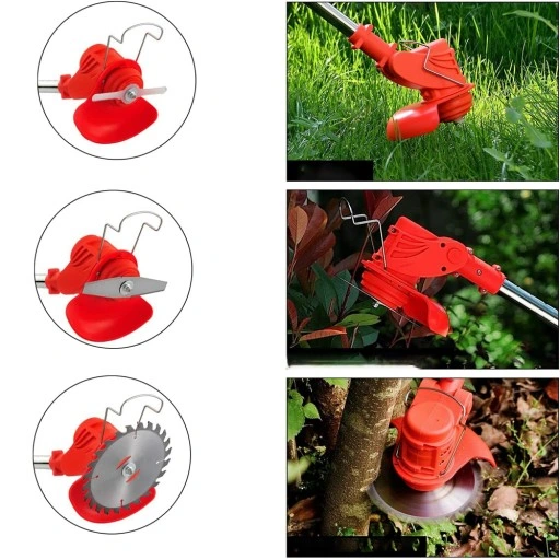 TELESKOPOWA ELEKTRYCZNA BEZPRZEWODOWA PODKASZARKA 650 W MOCNA+2*3000mAh AKU