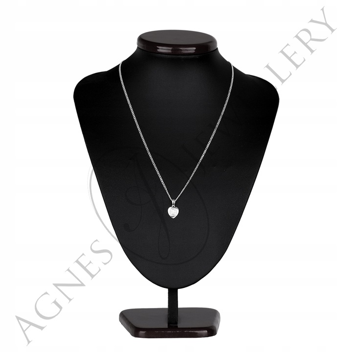 ŁAŃCUSZEK SREBRNY 925 MEDALIK D238 KOMUNIA 45CM