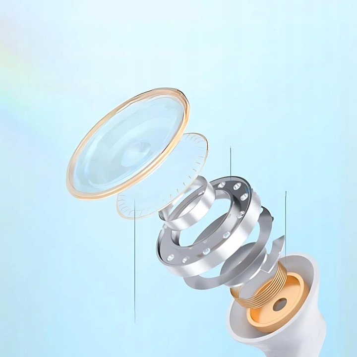 SŁUCHAWKI BEZPRZEWODOWE DOUSZNE BLUETOOTH 5.3 VFAN T06 BIAŁE