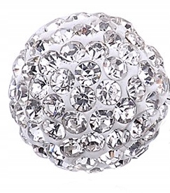 KOLCZYKI SREBRNE 925 CYRKONIE KULKI SZTYFTY NA PREZENT SWAROVSKI SREBRO 925