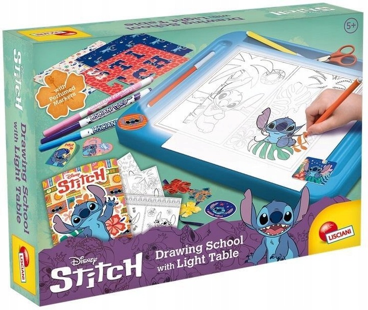 STITCH SZKOŁA RYSOWANIA Z TABLICĄ LED