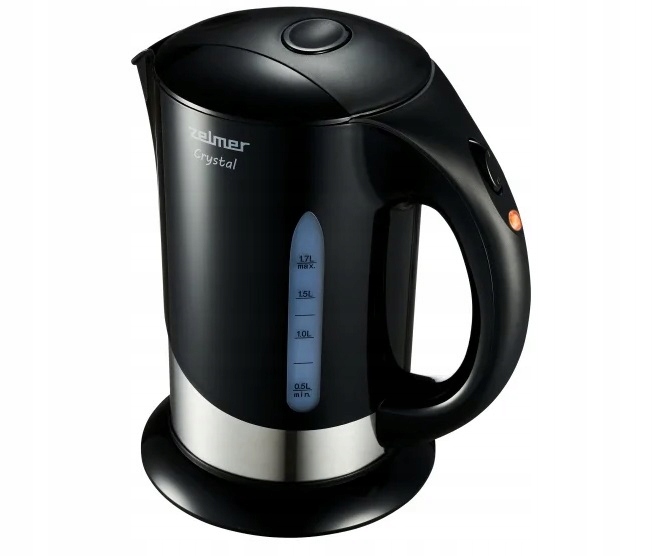 Czajnik elektryczny Zelmer Crystal 1,7 l 2200 W czarny