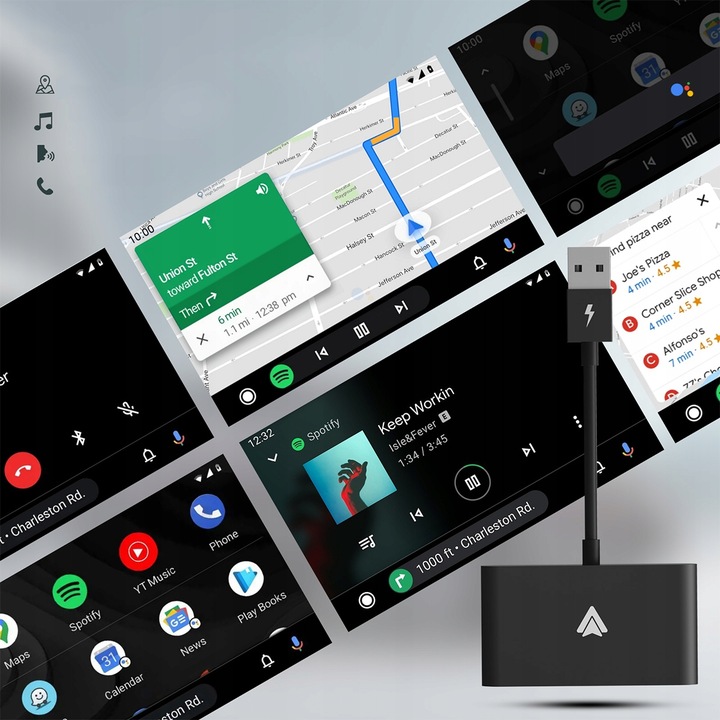 BEZPRZEWODOWY ANDROID AUTO ADAPTER XSTORM BT WIFI