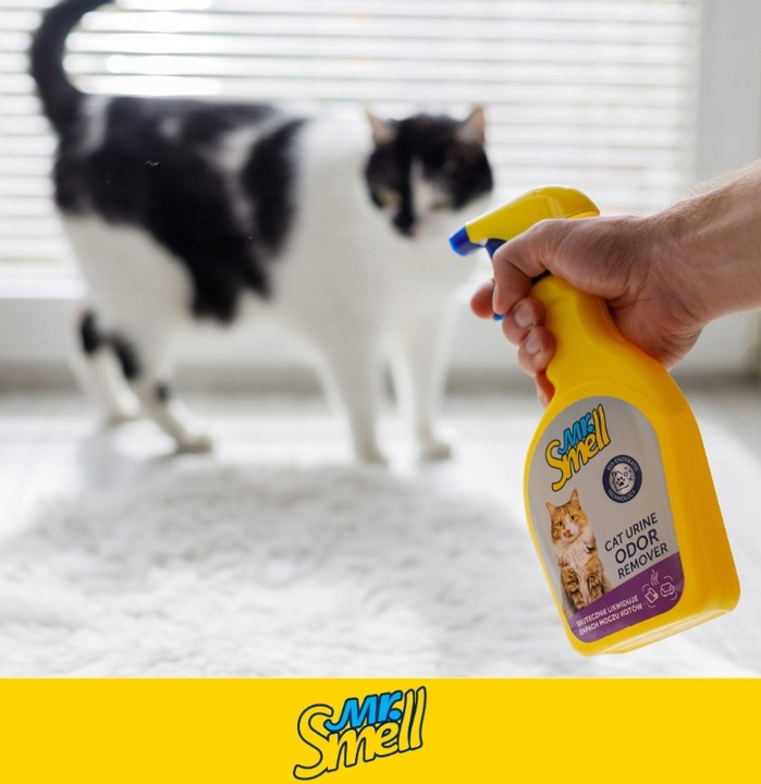 Mr. Smell Kot - skutecznie usuwa zapach moczu kotów 500 ml płyn