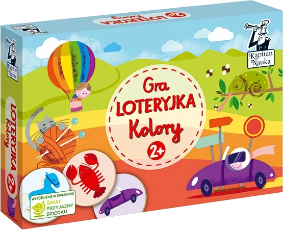 Gra Loteryjka Kolory Edukacyjna Dla Najmłodszych Dzieci 2+ Kapitan Nauka