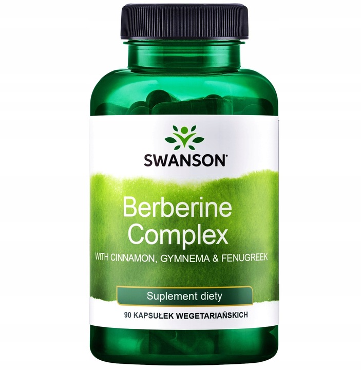 SWANSON BERBERYNA compx CYNAMON gymnema KOZIERADKA 90 kapsułek wege CUKIER