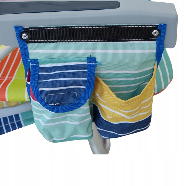 leżak MULTICOLOR plażowy, ALUMINIUM,ogrodowy.