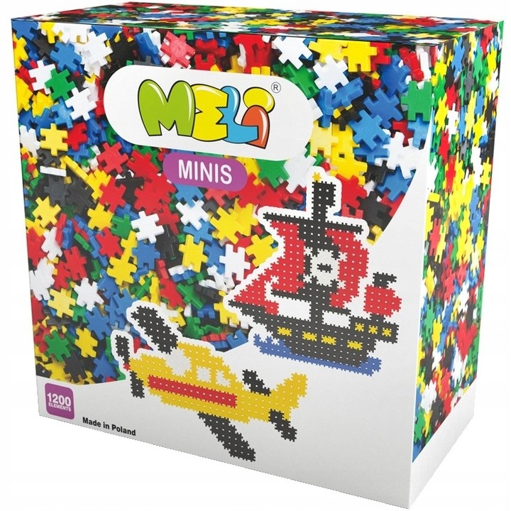 KLOCKI KONSTRUKCYJNE Wafle MELI Minis 1200 elem.