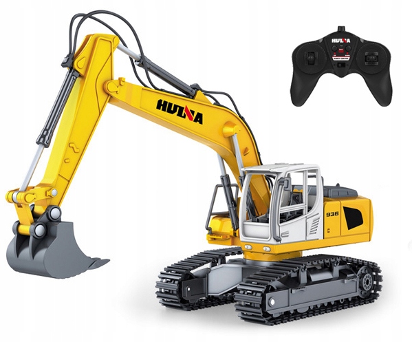 KOPARKA RC POJAZD BUDOWLANY ZDALNIE STEROWANA PREZENT DLA DZIECI PILOT RC