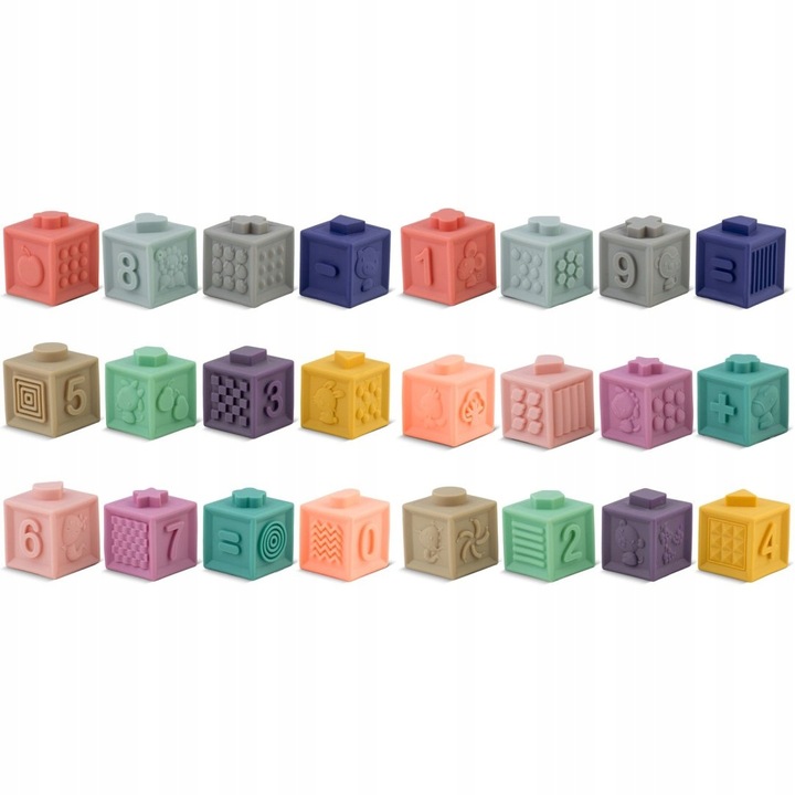 ZABAWKA DO KĄPIELI 24 ELEMENTY MONTESSORI KLOCKI SORTER DLA DZIECI PREZENT