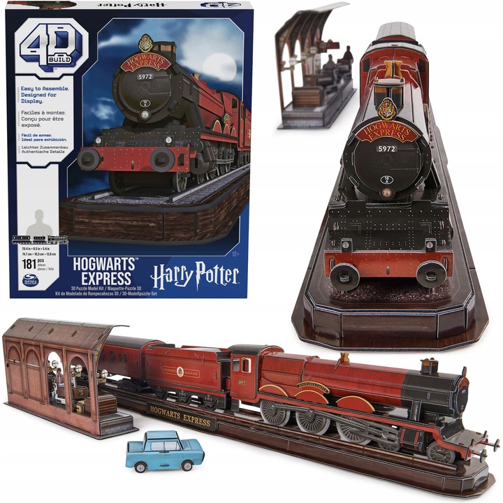HARRY POTTER HOGWARTS EXPRESS POCIAG PUZZLE MODEL 3D DO ZŁOŻENIA 4D BUILD