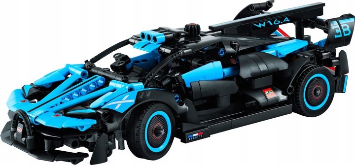 LEGO Technic Model Samochód Wyścigowy Auto Bugatti Bolide Agile Blue 42162